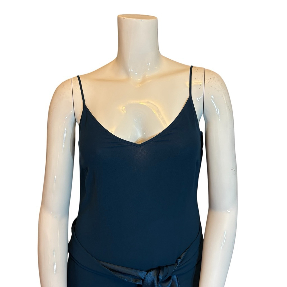 H&M Teal Chiffon Midi Slip Dress, 14 (EUR 44) - Picture 3 of 16
